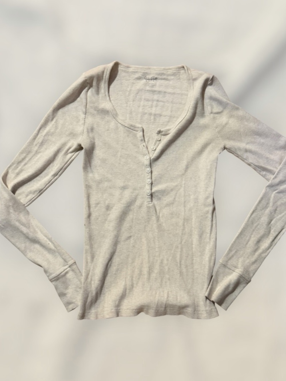 Brandi Melville ribbed button down top